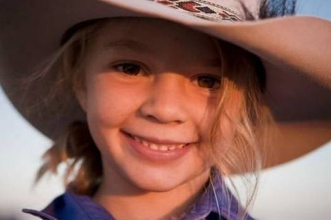 Amy Everett, genannt Dolly, als Kindermodel für eine australische Hutfirma