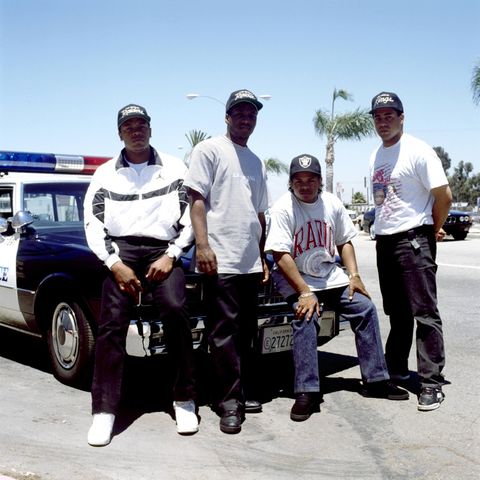 Die Hip-Hop-Gruppe N.W.A.