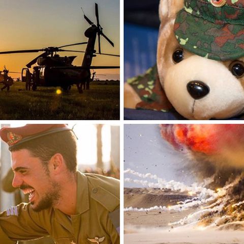 Einsatz im Morgengrauen, Teddybär in Uniform, lachende Soldaten, Explosionen - die ganze Bandbreite des Militär auf Instagram