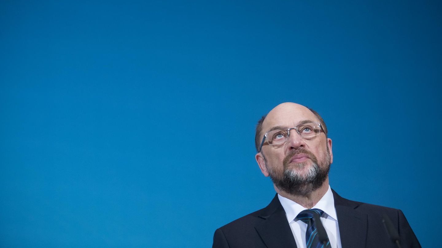 SPD-Chef Martin Schulz nach den Sondierungsgesprächen