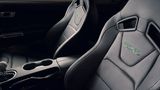 Die Recaro-Sitzschalen haben grüne Stickereien