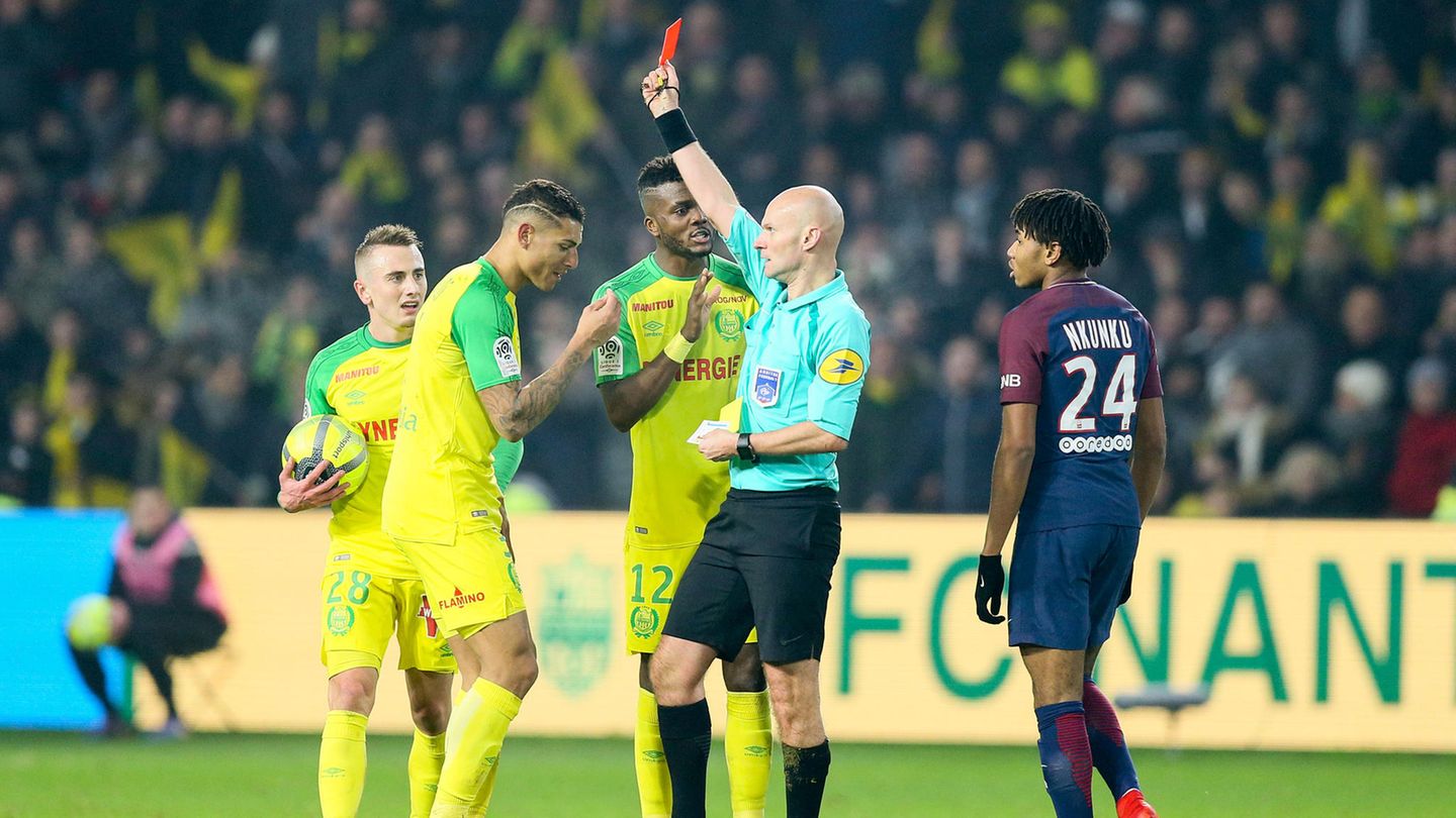 PSG Nantes Rote Karte