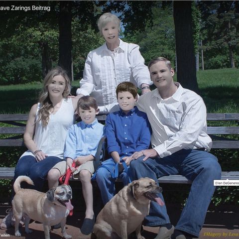 Das mit Photoshop veränderte Familienfoto der Zarings