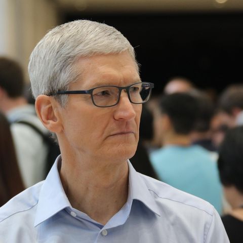 Apple-Chef Tim Cook bei der Vorstellung des Homepods