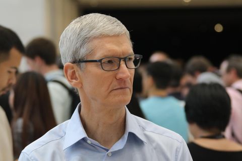Apple-Chef Tim Cook bei der Vorstellung des Homepods