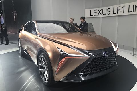 Das Lexus LF 1 Limitless Concept soll den Geschmack der Messebesucher testen