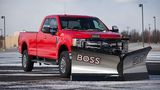 Der Boss DXT Schneepflug passt gut zum Ford F-350 Super Duty