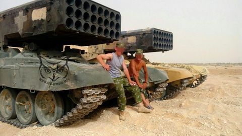 Die Systeme werden auch von russischen Soldaten bedient.