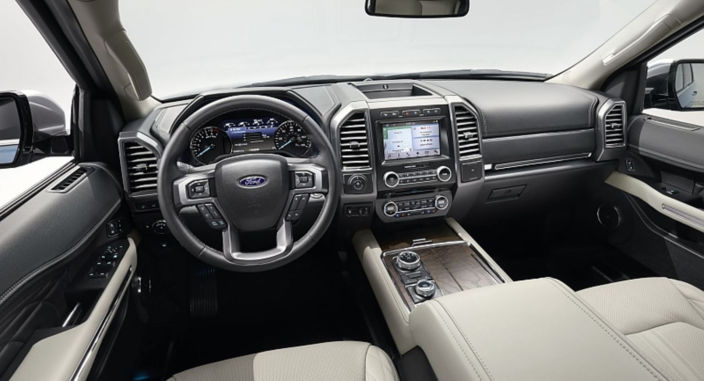 Das Cockpit ist übersichtlich gegliedert
