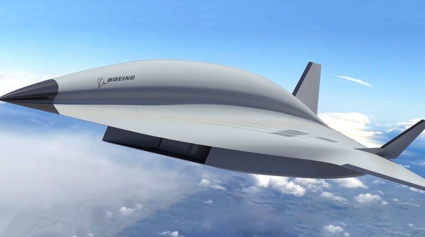 Computergrafik des Boeing-Modells.