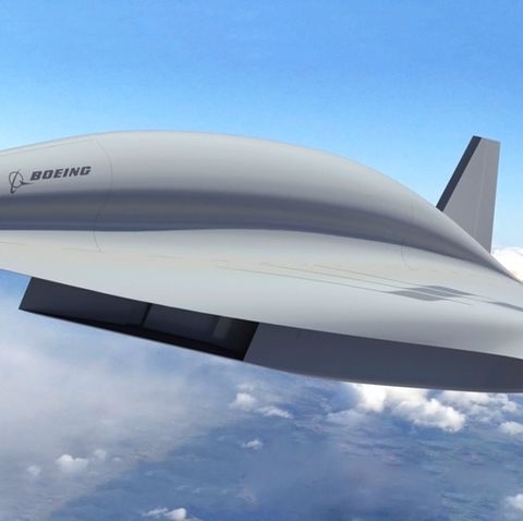 Computergrafik des Boeing-Modells.