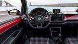 Typisch GTI: Die Karo-Muster in den Sitzen des VW up! GTI