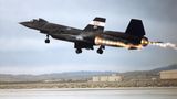 Start der SR-71 mit Nachbrenner.