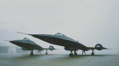 Der Ruhm der SR-71 basierte auch auf dem revolutionären Design und der schwarze Färbung.
