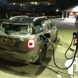 Mini Cooper S E Countryman All4 - die Tankstopps waren zahlreich