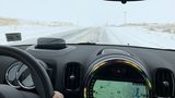 Mini Cooper S E Countryman All4 - der Allradantrieb arbeitete bei Schnee und Eis bisweilen nicht
