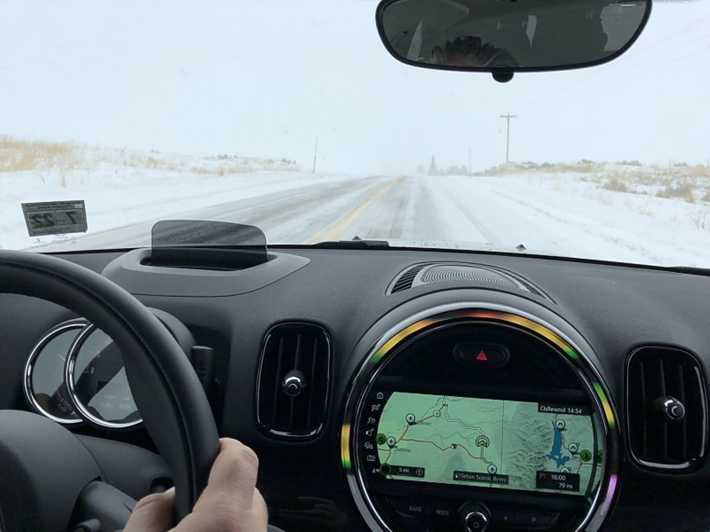 Mini Cooper S E Countryman All4 - der Allradantrieb arbeitete bei Schnee und Eis bisweilen nicht