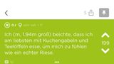 Ein Screenshot eines Jodels