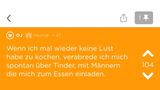 Ein Screenshot eines Jodels