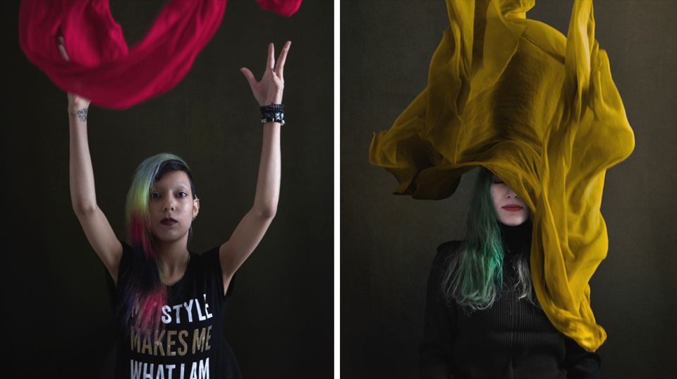 Fotoprojekt gegen Unterdrückung: Bewegende Bilder: So mutig protestieren iranische Frauen gegen den Kopftuchzwang