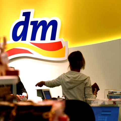 Eine dm-Drogerie in Karlsruhe