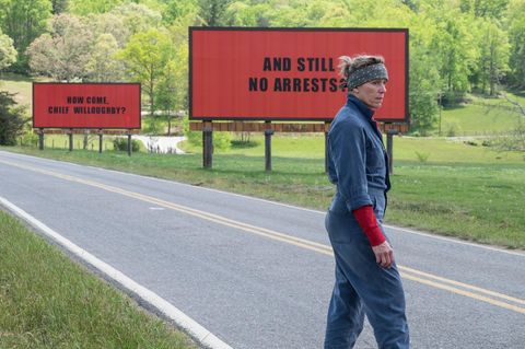 Frances McDormand in "Three Billboards Outside Ebbing, Missouri"