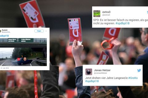 Twitter-Reaktionen: SPD stimmt Koalitionsverhandlungen zu - "Jetzt drohen vier Jahre Langeweile"