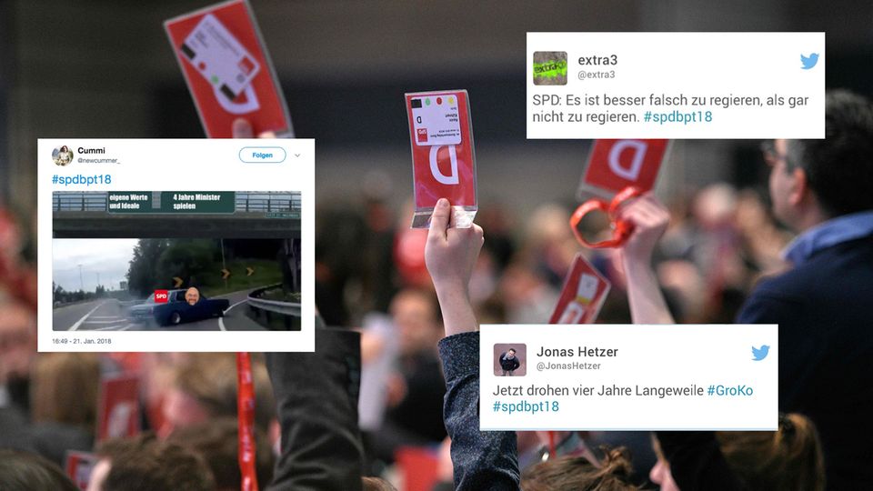 Twitter-Reaktionen: SPD stimmt Koalitionsverhandlungen zu - "Jetzt drohen vier Jahre Langeweile"