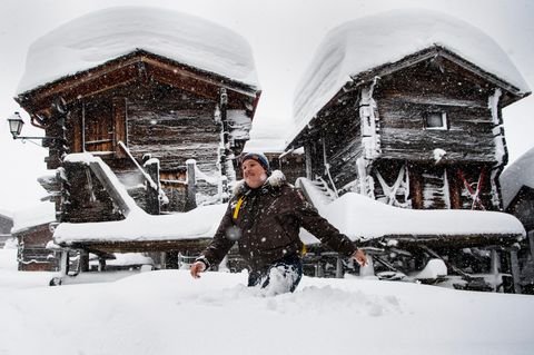 Lawine Lawinengefahr - Alpen - Deutschland - Frankreich - Schweiz - Österreich