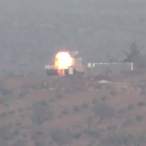 Syrien: Leopard-Panzer überlebt Raketentreffer