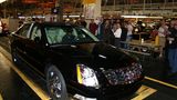 George W. Bush setzte auf die gepanzerte Langversion des Cadillac DTS