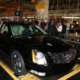 George W. Bush setzte auf die gepanzerte Langversion des Cadillac DTS