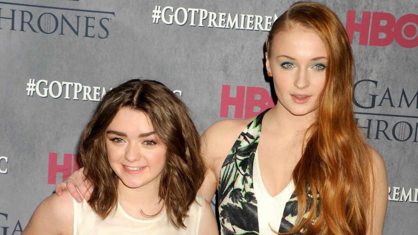 Bei "Game of Thrones" sind sie Schwestern: Maisie Williams und Sophie Turner