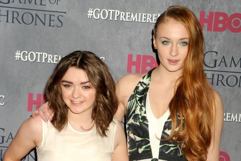 Bei "Game of Thrones" sind sie Schwestern: Maisie Williams und Sophie Turner