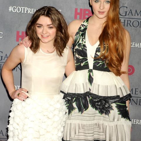 Bei "Game of Thrones" sind sie Schwestern: Maisie Williams und Sophie Turner