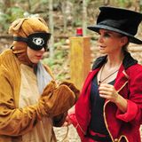 Jenny Frankhauser wird zum blinden Känguru, Tatjana Gsell zur Dompteurin