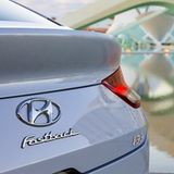 Der Heckspoler des Hyundai i30 Fastback ist Teil der Heckklappe