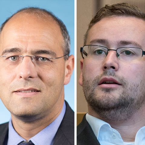 Die AfD-Bundestagsabgeordneten Stephan Brandner, Peter Boehringer, und Sebastian Münzenmaier