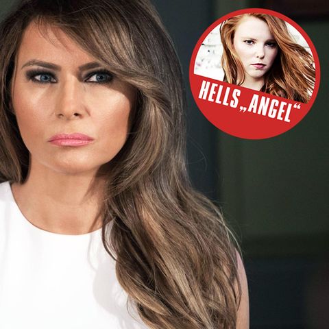 Melania kann nicht nur kühl sein.