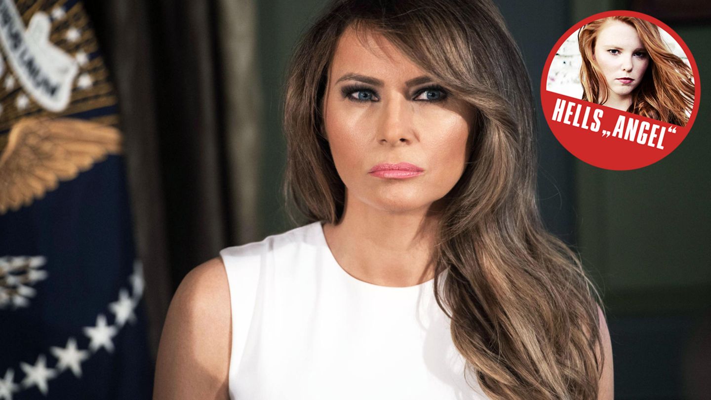Melania kann nicht nur kühl sein.