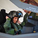 Christine Mau ist die erste Frau, die eine F-35 fliegen konnte.