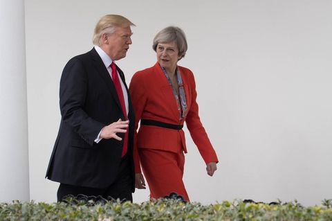 Donald Trump Theresa May