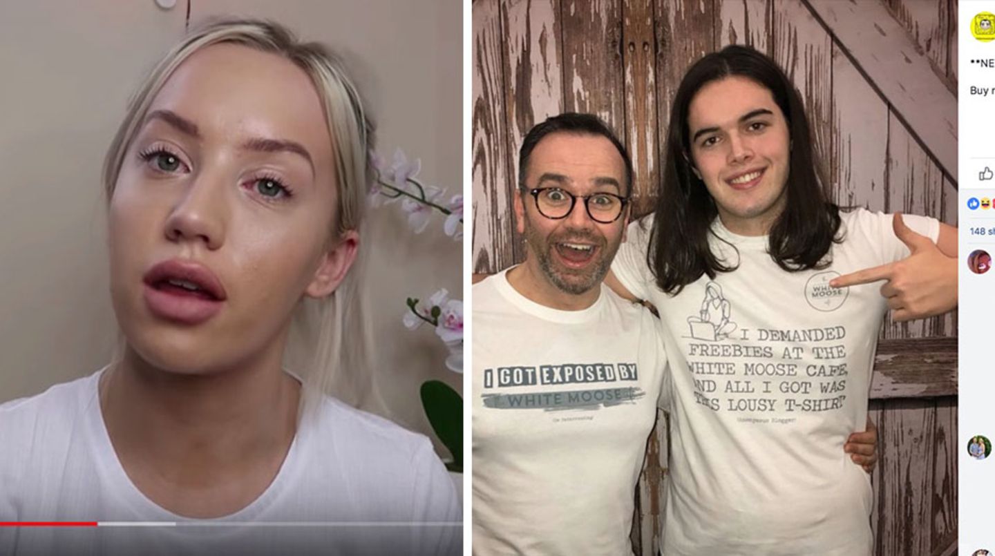 Influencer-Streit: Elle Darby und Paul Stenson vom White Moose Café haben Clinch