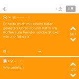 Ein Screenshot eines Jodels