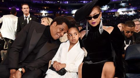 Beyoncé mit Tochter Blue Ivy und Jay Z bei den Grammys