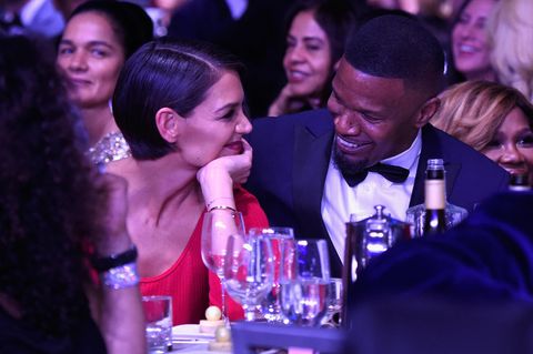 Katie Holmes und Jamie Foxx bei der Pre-Grammy Gala