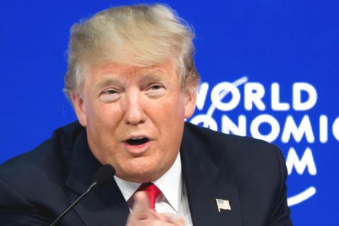US-Präsident Donald Trump während des Weltwirtschaftsforums in Davos