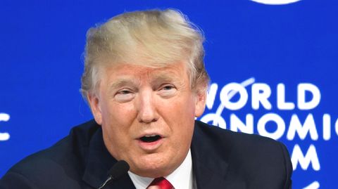US-Präsident Donald Trump während des Weltwirtschaftsforums in Davos
