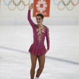 Katarina Witte bei ihrem ersten Olympiasieg 1984