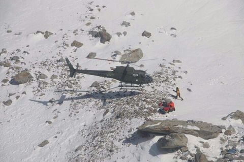 Am Nanga Parbat: Die französische Kletterin konnte vom Rettungsteam erreicht werden